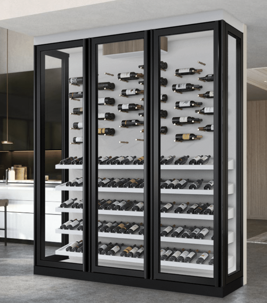 custom built wine cellar